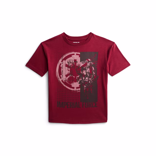 The Mandalorian Boys Loyal to the Empire Graphic Tee with Short Sleeves, Sizes 4-18