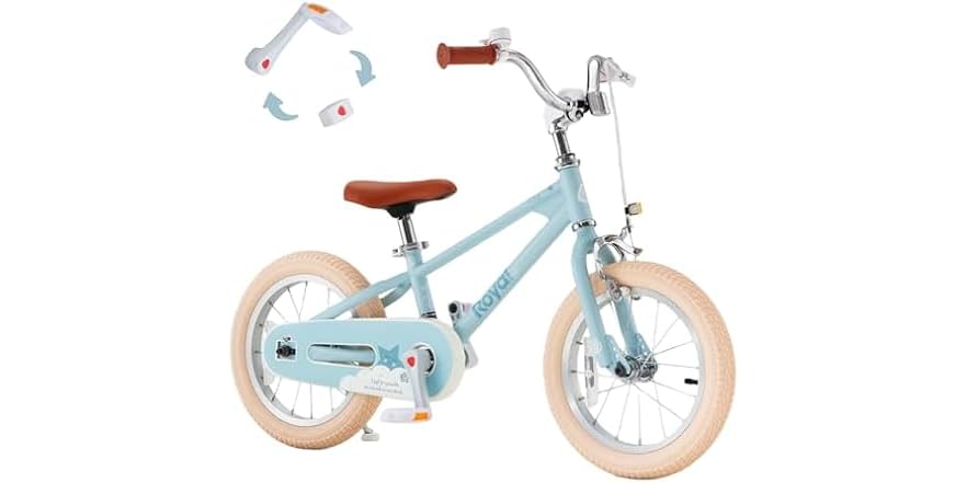 RoyalBaby EZ Kids Bike, 12 Inch, Blue (Open Box)