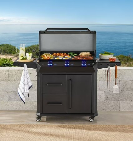 Member's Mark 36" Intelligent Propane Gas Griddle w/ Cart and Cover