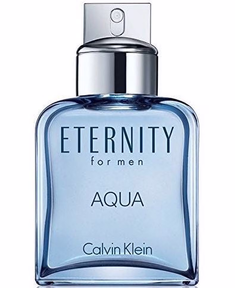 ($82 Value) Calvin Klein Eternity Aqua Eau De Toilette Spray, Cologne for Men, 3.4 Oz