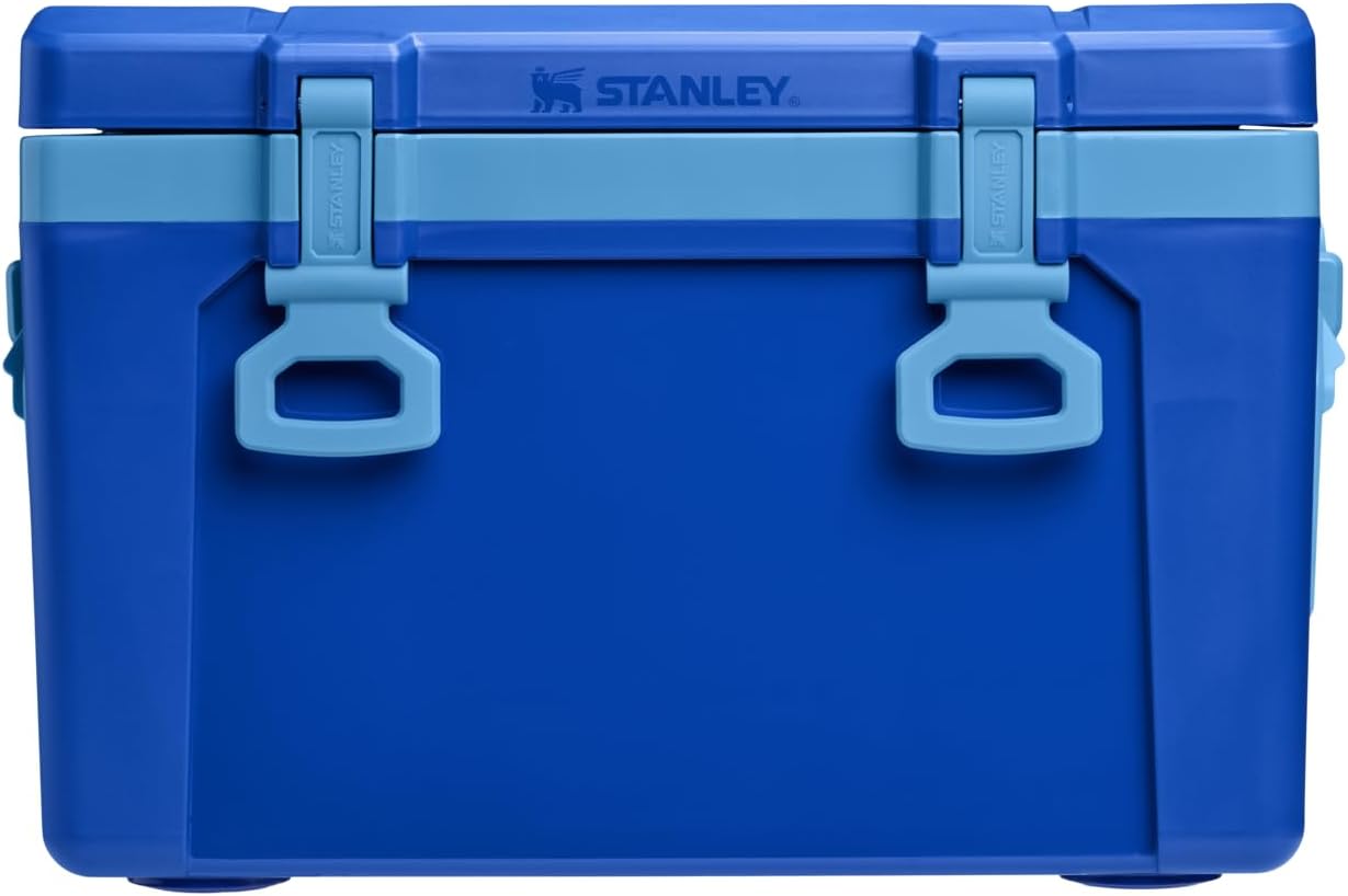 Stanley Adventure Outdoor Cooler 24 qt | Heavy Duty Outdoor Camping Cooler with Easy Carry Top Handle | BPA-Free | Cobalt