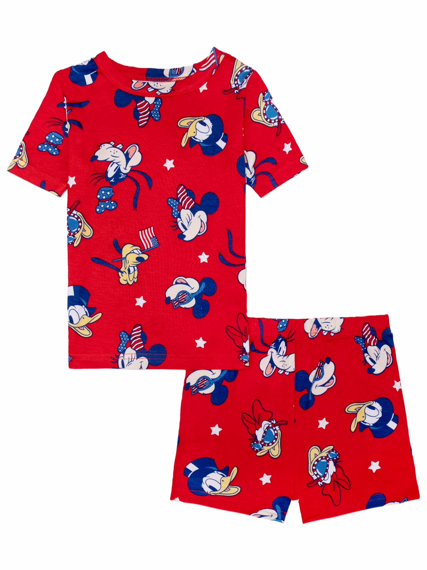 Character Toddler Tee and Shorts Viscose Pajama Set, 2-Piece, Sizes 12M-5T