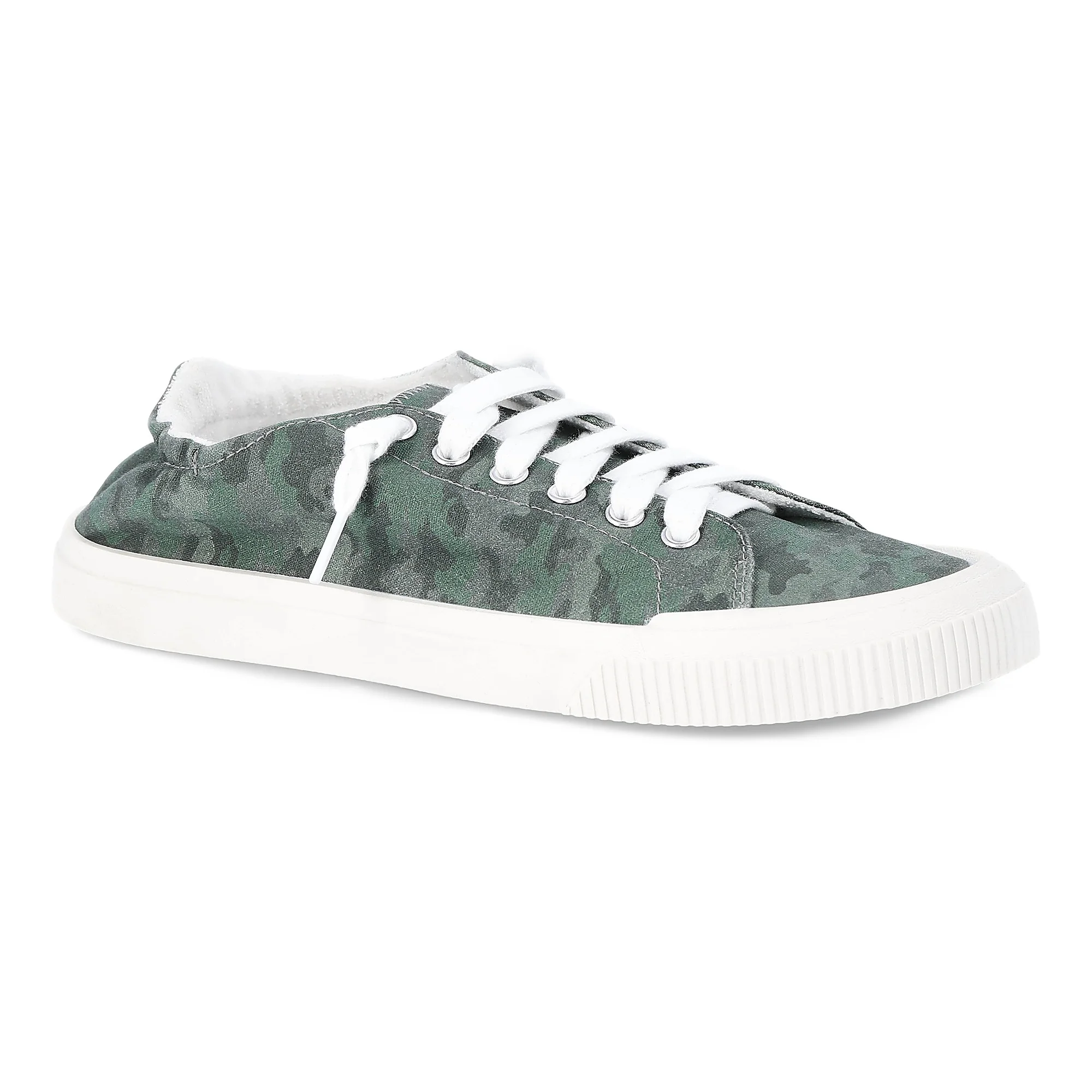 Time and Tru Women's Scrunchback Sneakers, Wide Width Available