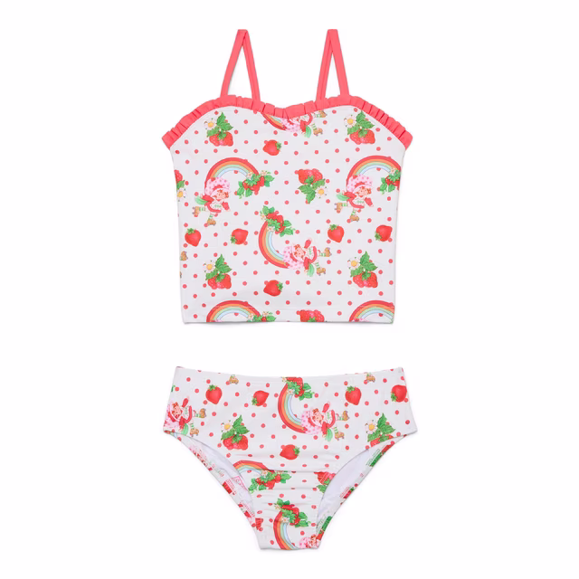 Character Toddler Girl Tankini Swimsuit Set, 2-Piece, Sizes 12M-5T