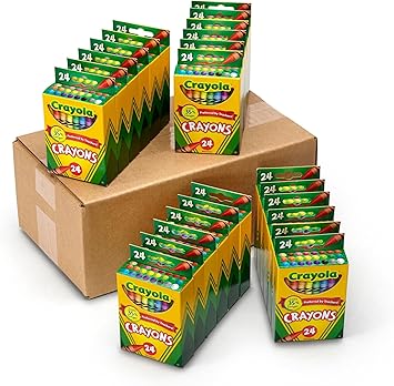 Crayola Crayons Bulk (24 Packs), Teacher Classroom Must Haves & Essentials