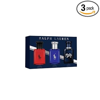 Ralph Lauren - World of Polo Men's Cologne Trio Set ($201 Value) - Polo Red Eau de Toilette, Polo 67 Eau de Toilette, & Polo 67 Eau de Parfum - 3-Piece Set - Travel Size - 1.3 Fl Oz Each