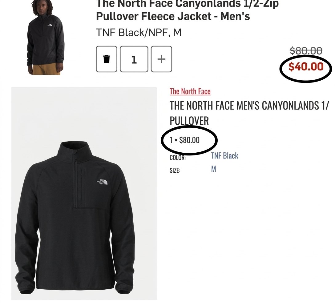 The North Face Canyonlands 1/2-Zip Pullover Fleece Jacket