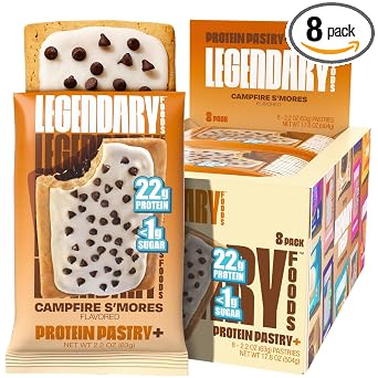 Legendary Foods Protein Pastry, Campfire S'mores, Low Carb/Low Sugar Snack