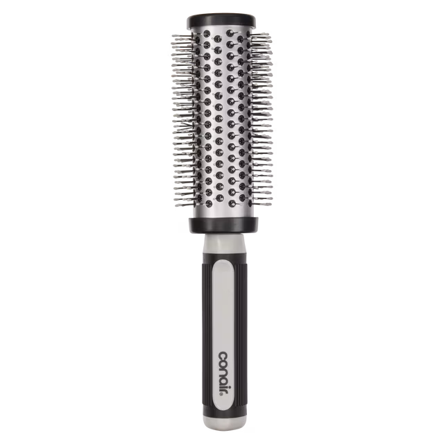 Conair Grip & Style Hot Curling Brush, Blow-Dry Styling Brush