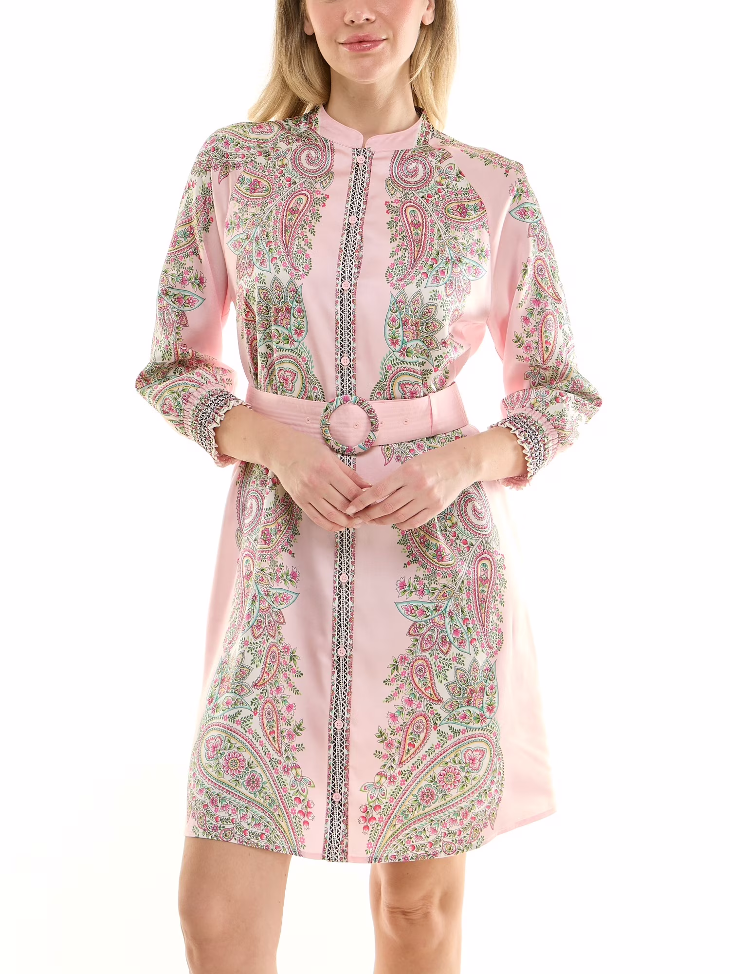 Nanette Nanette Lepore Womens Long Sleeve Tie Waist Mirror Print Mini Dress