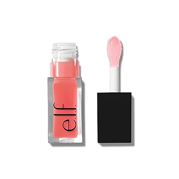 e.l.f. Glow Reviver Lip Oil, Tinted, Hydrating & Non-Sticky, Pink Quartz
