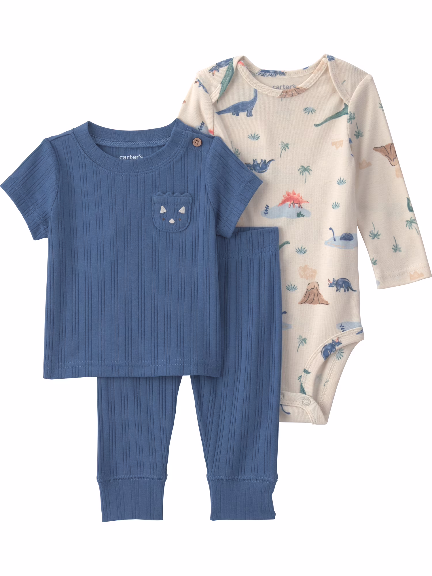 Baby Boy Outfit Set, 3-Piece, Sizes 0-24 Months