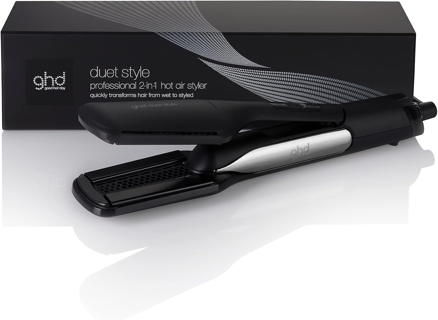 ghd Duet Style 2-in-1 Hot Air Styler, Black