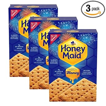 Honey Maid Graham Crackers, Gingerbread House Cookies, Original, 14.4 Oz (Pack of 3)