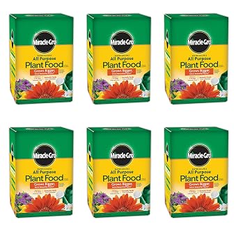 Miracle-Gro Water Soluble All Purpose Plant Food, 1.5 lbs. (6-Pack)