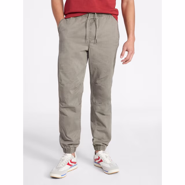 Twill Jogger Pants, Men's XS-5XL