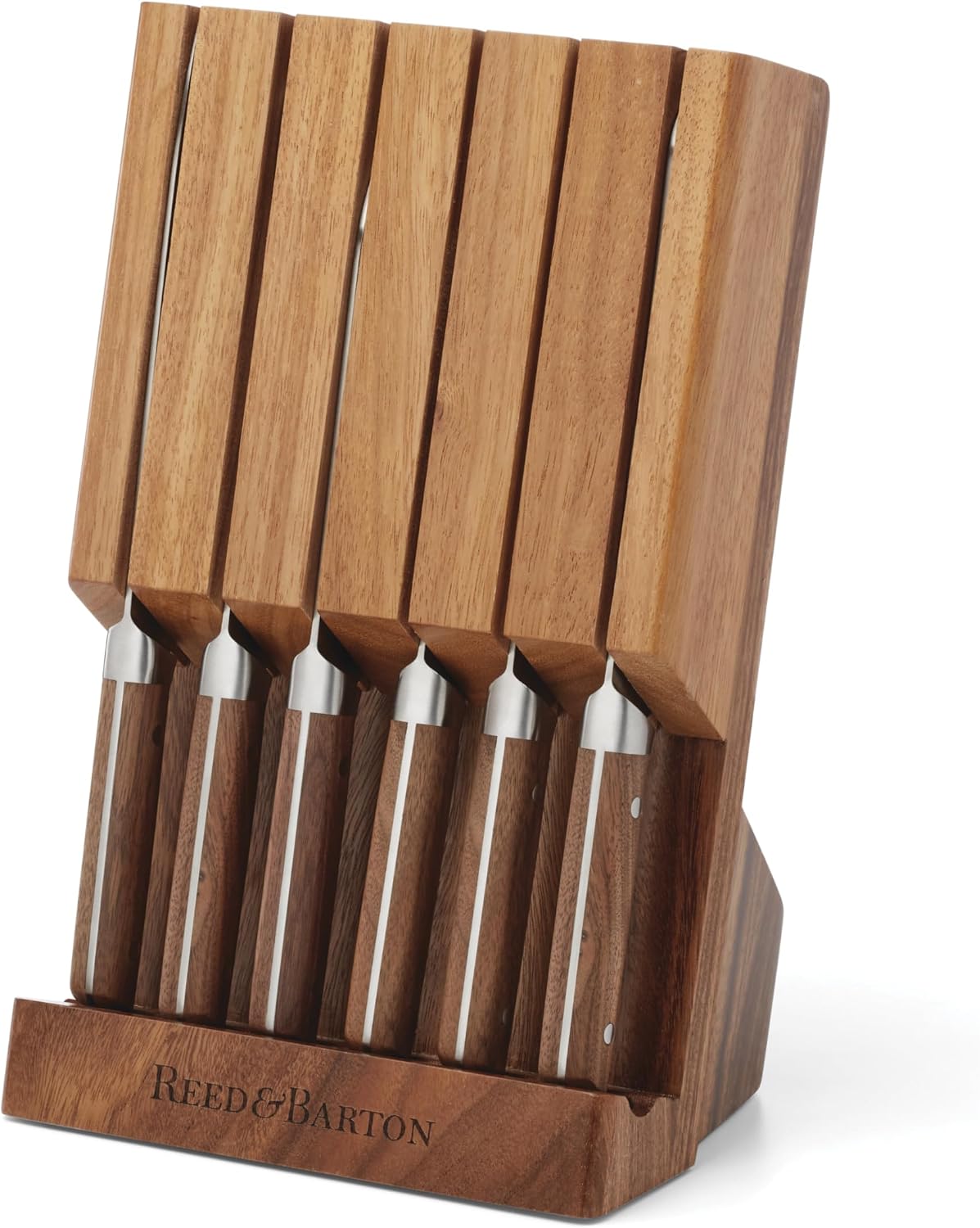 Reed & Barton Asher 7-Piece Kitchen Knife Set with Block