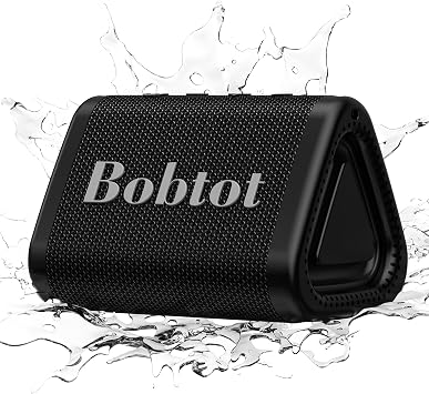 Bobtot Portable Bluetooth Speaker, IPX7 Waterproof Speaker with TWS